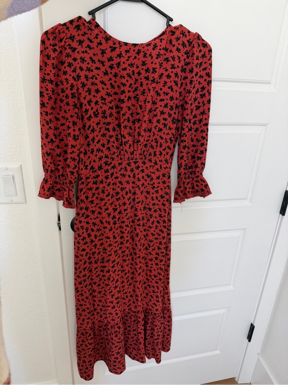 Nobody's Child Rust floral maxi dress